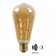 Лампа светодиодная Lucide E27 4W 2200K янтарная 49032/04/62