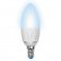 Лампа светодиодная Uniel E14 6W 4500K матовая LED-C37-6W/NW/E14/FR/DIM PLP01WH UL-00000689